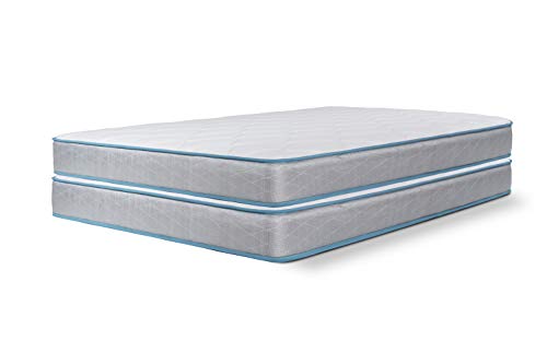 Book Cover Dreamfoam Bedding Slumber Essentials Premium Foam 7-Inch Twin Mattresses, 2 Pack