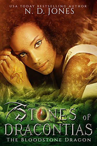 Book Cover Stones of Dracontias: The Bloodstone Dragon: A Paranormal Romance (Dragon Shifter Romance Book 1)