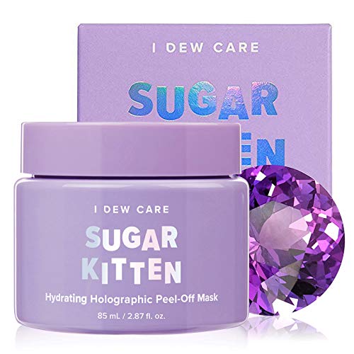I DEW CARE Sugar Kitten Peel-off Mask | Hydrating Face Mask with Hyaluronic Acid to Illuminate and Revitalize Skin | Korean Skincare, Cruelty-free, Gluten-free, Paraben-free
