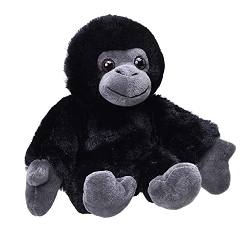 Wild Republic Gorilla Plush, Stuffed Animal Toy, Gifts for Kids, Hug’Ems 7"
