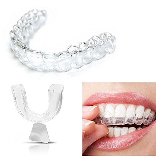 4PCS Transparent Silicone Thermoform Moldable Dental Mouth Guard, Whitening Teeth Trays Whitener Mouth Guard Care Oral Hygiene Bleaching Tooth Tool