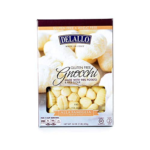 DeLallo Gluten Free Family Style Gnocchi 16 oz (pack of 6)