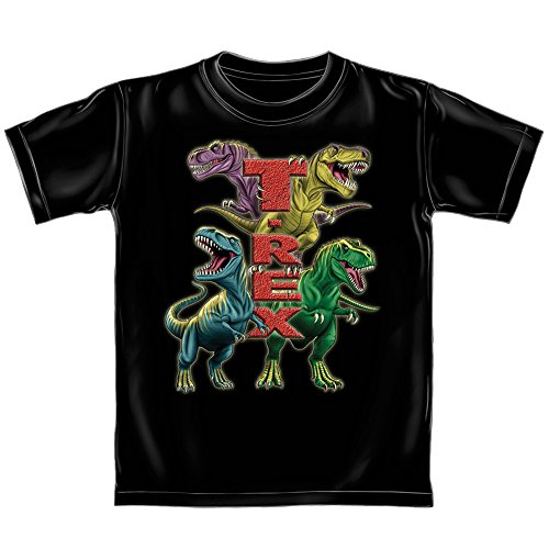 Book Cover T-Rex Youth Tee Shirt (Glow in The Dark)