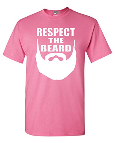 City Shirts Mens Respect The Beard Adult T-Shirt Tee