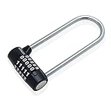 WANLIAN Large Lengthened Beam Locker Cabinet Door Handles Combination Lock, 5-Digit Password, Zinc Alloy, Black