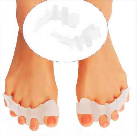 Flexible Toe Spreaders, Hammer Toe Straightener, Soft Toe Stretcher, Silicone Hammer Toe Corrector, Toe Separator for Bunions for Men and Women