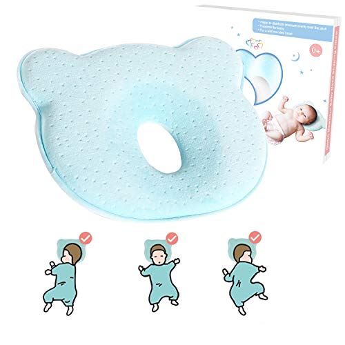 Book Cover AtoBaby Baby Pillow,Head Shaping Pillow, Cushion for Flat Head Syndorme Prevention and Head Support,Kids Pillow
