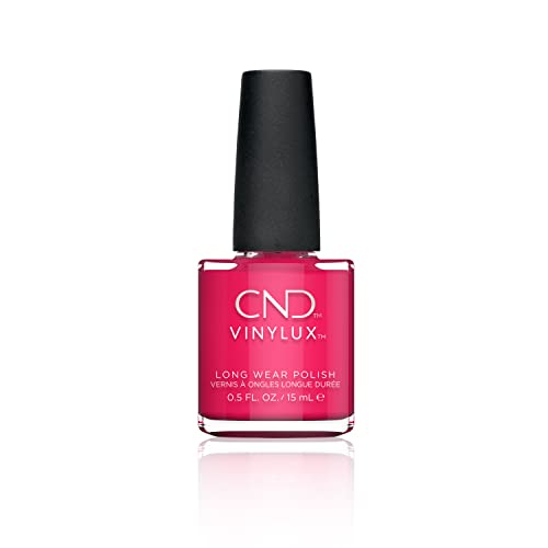 CND Vinylux Longwear Red Nail Polish, Gel-like Shine & Chip Resistant Color, Offbeat #278, 0.5 Fl Oz