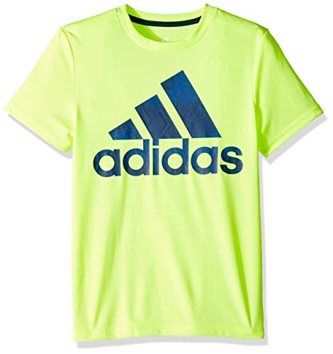 adidas Boys' Short Sleeve Logo Tee Shirt