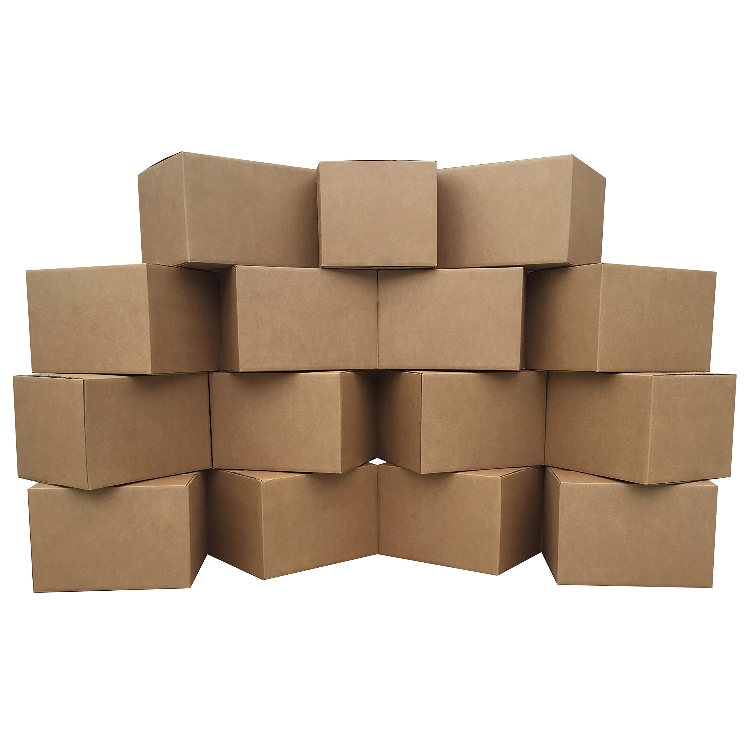 Uboxes Medium Moving Boxes 18"x14"x12" (Pack of 15) 18x14x12