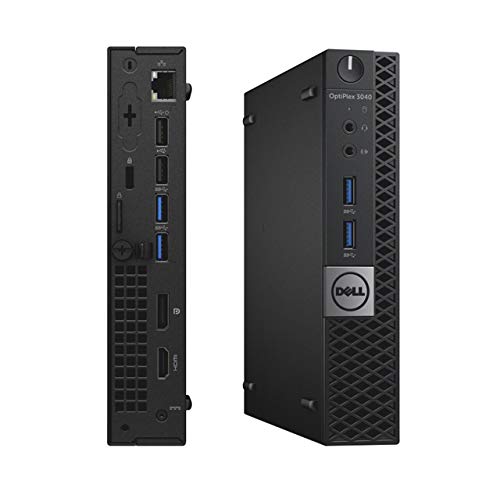 Book Cover Dell Optiplex 3050 Micro, Intel Core i5-6500T, 8GB DDR4 Ram, 256GB Solid State Drive SSD, Keyboard & Mouse, Windows 10 Pro (Renewed)