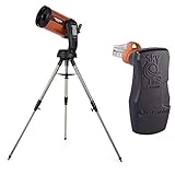 Celestron Nexstar 8SE 203mm f/10 Schmidt-Cassegrain GoTo Telescope with Skyportal Wi-Fi Kit, Kellner, Black/Red