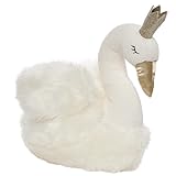 GUND Swan Princess Plush Stuffed Animal with Glittering Crown, White, 14”