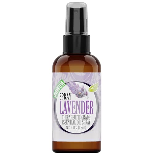Healing Solutions Organic Lavender Spray 4oz Spray â€“ Water Infused with Lavender Spray 4oz Essential Oil â€“ Certified USDA Organic - 2oz Bottle