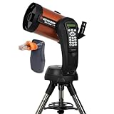 Celestron Nexstar 6SE 150mm f/10 Schmidt-Cassegrain GoTo Telescope with Skyportal Wi-Fi Kit, Plössl, Black/Red