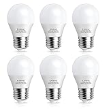 Ambimall A15 Bulb LED 60Watts Equivalent, G45 7Watt Appliance Light Bulb, Warm White 2700K 700 Lumens, LED Refrigerator Light Bulb with E26 Medium Base Non-Dimmable, Perfect for Ceiling Fan(6 Pack)