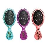 Wet Brush Mini Detangler Hair Brush, Speckle/Arrow/Triangle, Easy Detangling Hairbrushes for Men & Women, Ultra-Soft IntelliFlex Bristles Glide, Pain-Free, All Hair Types (Wet or Dry)