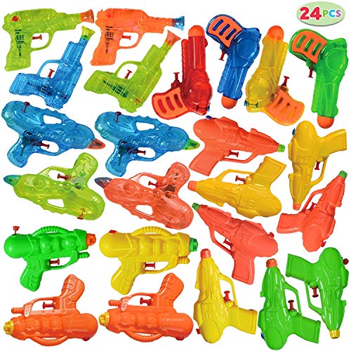 JOYIN 24 Pack Assorted Water Gun Water Blaster Soaker Summer Swimming Pool Beach Toy Water Squirt Water Fight Toys