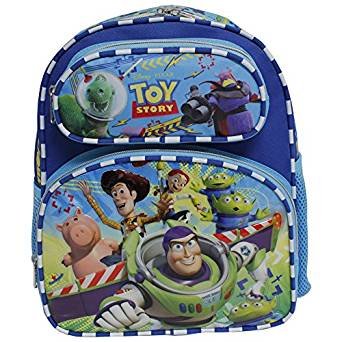 Book Cover Disney Toy Story Woody & Buzz Lightyear Blue Small 12