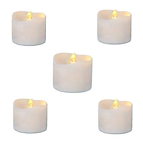 Book Cover LED Candles Flickering Battery Operated Tea Lights LED Tea Lights Candles Tea Candles Battery Tea Lights Pack of 12 Electric Fake Candle Warm White Battery Operated Candles LED lights Battery Candle