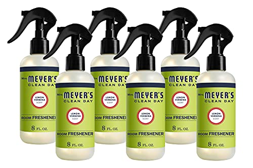 Mrs Meyers Room Freshener Lemon Verbena, 8 Ounce (Pack - 6)