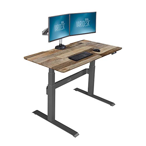 Vari Electric Standing Desk 48x30 (Reclaimed Wood) 2019