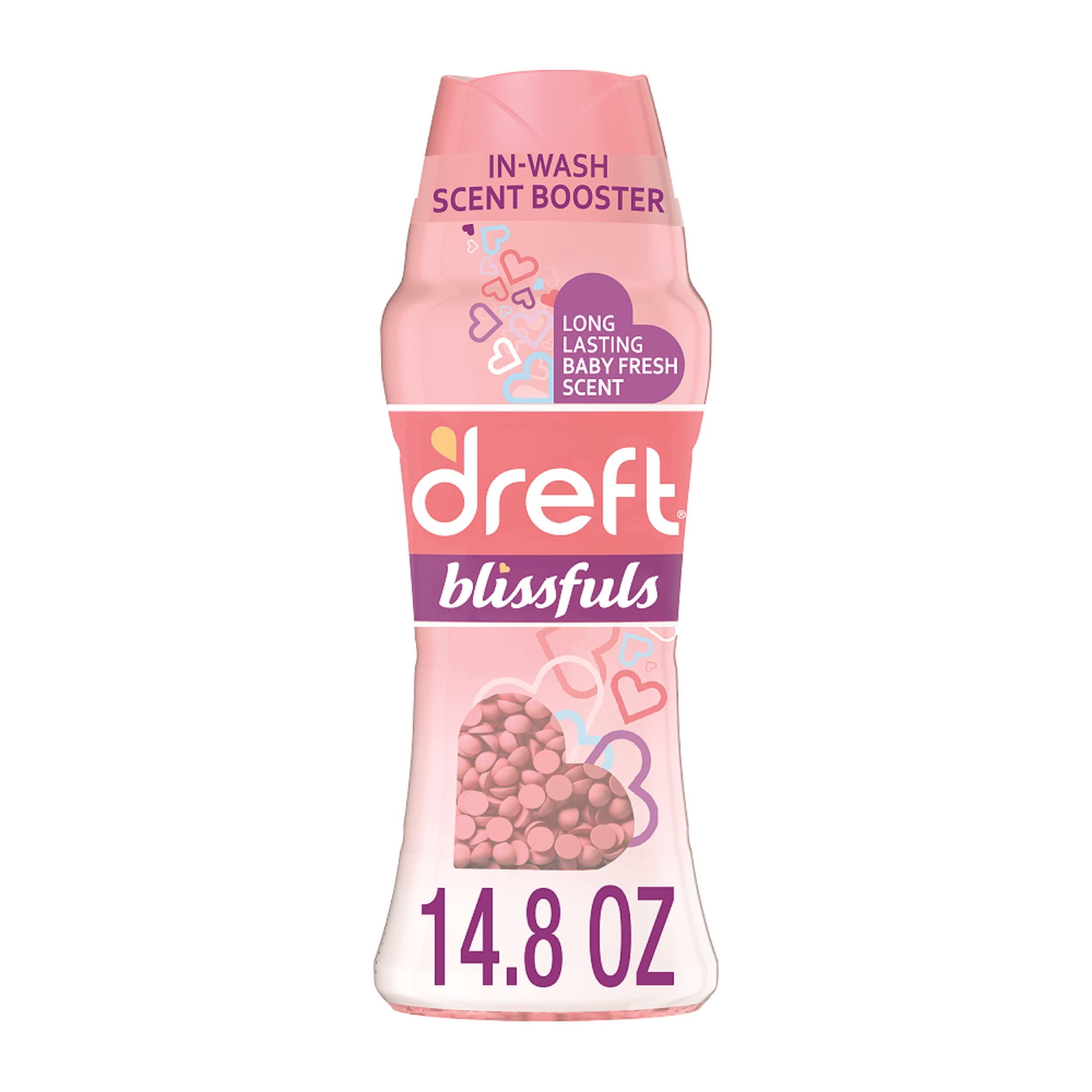 Book Cover Dreft Blissfuls Laundry Scent Booster Beads for Washer, Baby Fresh Scent, 14.8 Oz Baby Fresh 14.8 Fl Oz (Pack of 1)
