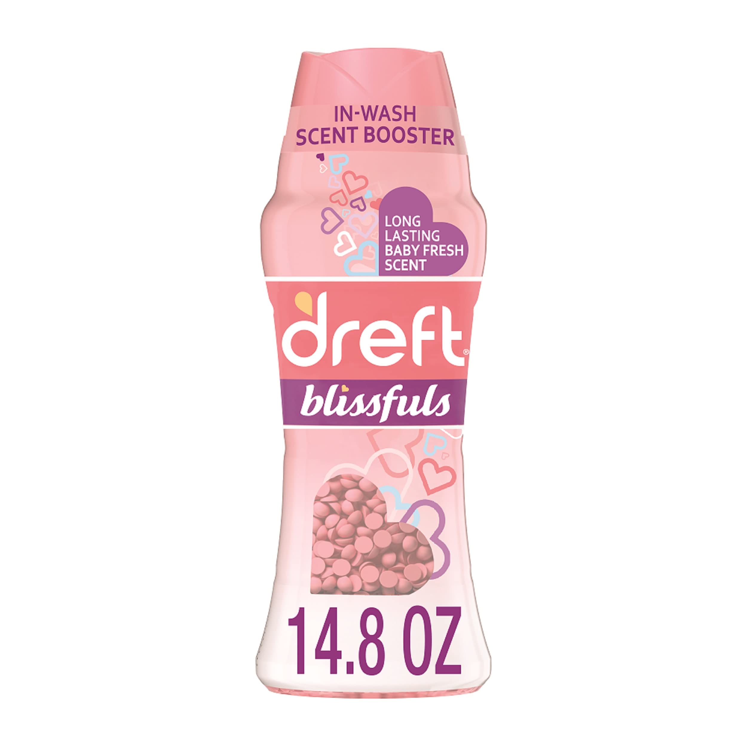 Dreft Blissfuls Laundry Scent Booster Beads for Washer, Baby Fresh Scent, 14.8 Oz Baby Fresh 14.8 Fl Oz (Pack of 1)