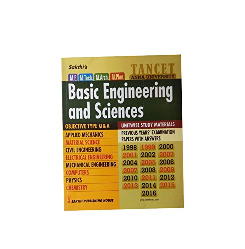 Motherland Book house TANCET Anna University Basic Engineering & Science questions,Material:Paper