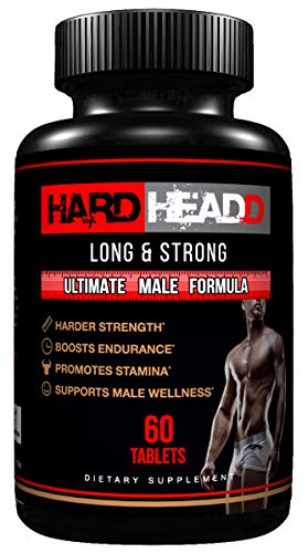 HARD HEADD Supplement for Male Wellness, Boost Your Energy, regain Your Strength, Great for Workout Power