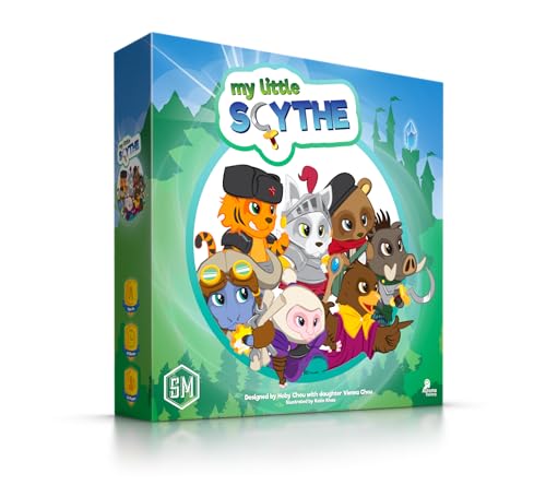 Stonemaier Games: My Little Scythe by Hoby & Vienna Chou | A Competitive Family Strategy Board Game Where You Embark on Adventure with Your Animal Friends and Start Pie Fights | 1-6 Players, 60 Mins