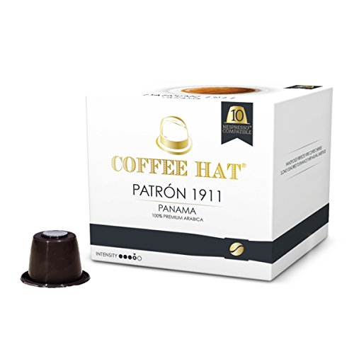 COFFEE HAT Patron 1911 from PANAMA - 20 Nespresso Compatible Coffee Capsules