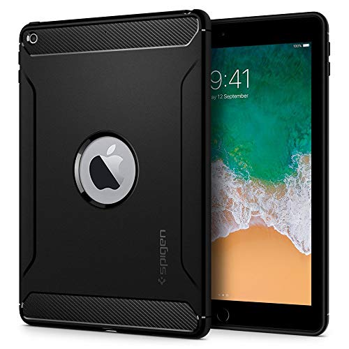 Spigen Rugged Armor Designed for iPad 9.7 Case iPad 5th/6th Generation Case (2017/2018) - Black