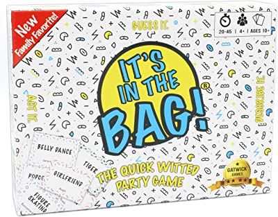 Book Cover Itâ€™s in The Bag! | The Ultimate Family Party Game for Game Night! - A Mashup of Charades Family Games for Kids and Adults & 25 Words or Less Card Games - Board Games for Family Night with Kids, Teens