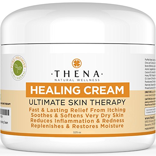 Best Natural Moisturizer for Face Body Anti Itch Lotion Moisturizing Cream Eczema Psoriasis Therapy, Soothe Itching Rashes Seborrheic Dermatitis Rosacea Redness Irritated Cracked Scaly Skin