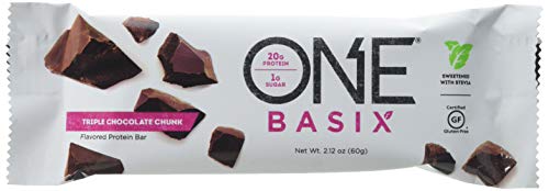 One Brand Triple Chocolate Chunk Basix Protein Bar, 12-Count