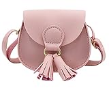 Kids Girls Toddler Mini Shoulder Purse Crossbody Bag with Tassel