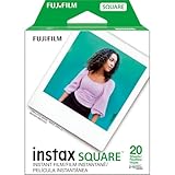 Fujifilm Instax Square Twin Pack Film - 20 Exposures, White
