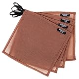 LUNATEC Odor-Free Dishcloths. The Perfect Scrubber, Dish Cloth, Sponge and Scouring Pad to Clean Your Dishes, Pots & Pans, and Kitchen Gear. Ideal for Home, RV, Boat Galley and Camp Site. (4-Pack)