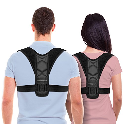 Posture Corrector Back Support Device - Pro Series Light Weight Posture Corrector for Men and Women with Adjustable Straps for Shoulder Support, Upper Back & Neck Pain Relief
