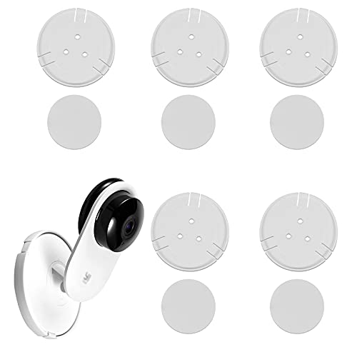 imluckies [5 Pack] Yi Home Camera Mount Accessories, Yi Security Camera Wall Mount for YI 1080p/720p Home Camera (NOT INCLUDED CAMERA)