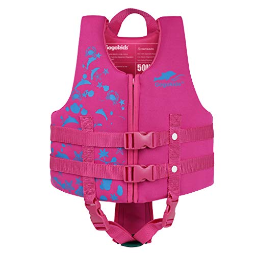 Gogokids,Kids Swim Vest Folat Jacket - Boys Girls Floation Swimsuit Buoyancy Swimwear