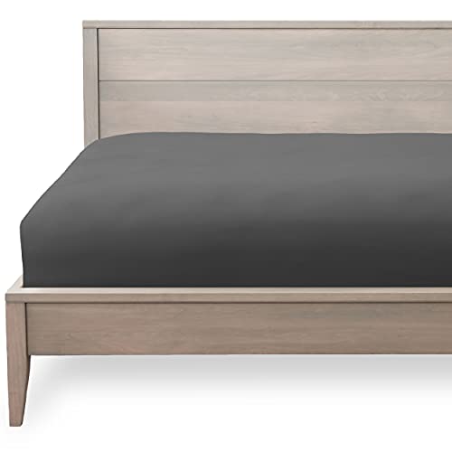 Bare Home Fitted Bottom Sheet California King - Premium 1800 Ultra-Soft Microfiber - Deep Pocket (Cal King, Grey)