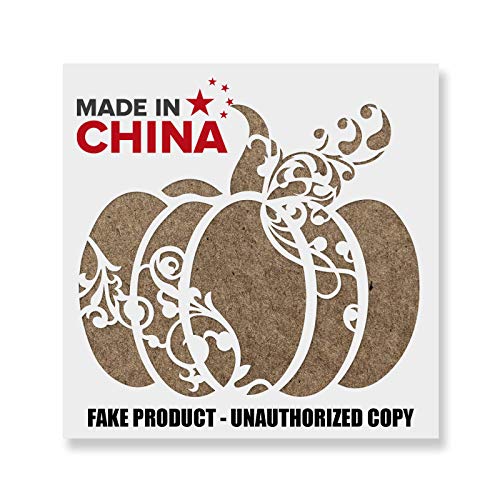 Made in China - Cheap Junk Perpkin Decorative Stencil - Not Authorized - Poor Quality