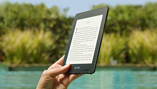 Book Cover Kindle Paperwhite â€“ (previous generation - 2018 release) Waterproof with 2x the Storage â€“ Ad-Supported