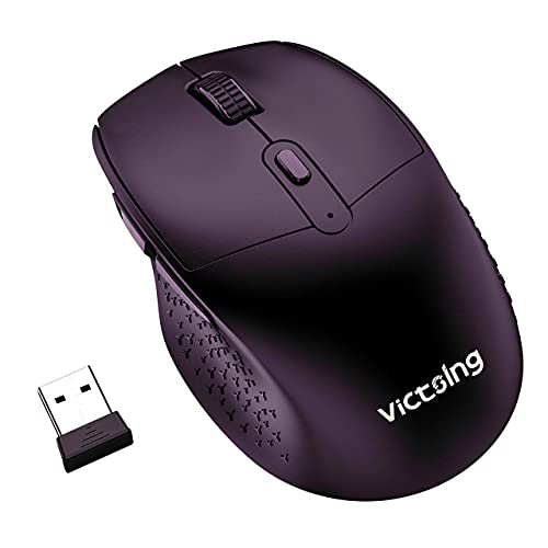 Book Cover VicTsing Mouse Pad with Stitched Edges, Premium-Textured Mouse Mat Pad, Non-Slip Rubber Base Mousepad for Laptop, Computer & PC, 10.2Ã—8.3Ã—0.08 inches, Blue