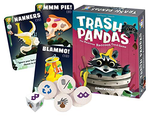 Book Cover Gamewright CSG Trash Pandas Game Card, Multicolour