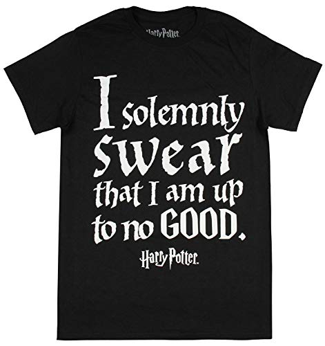 Book Cover Harry Potter Hogwarts Marauder's Map I Solemnly Swear That I Am Up to No Good Men's T-Shirt