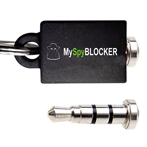 My MIC Audio Blocker - Blocks Audio Hacking on Computers, Tablets and Smart Phones, Easy Carry Key Chain