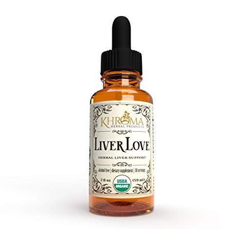 Liver Love - Organic Liver Support - 2 oz Liquid Dietary Supplement - Alcohol Free